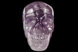 Carved Amethyst Crystal Skull #111718-1